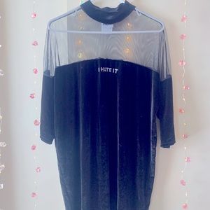 “I hate it” dress